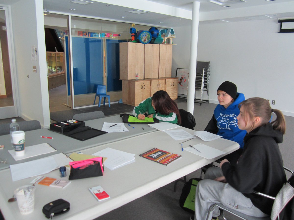 imagineNATIVE's tweet photo. Video-Making Workshop in Whitehorse Public Library, Whitehorse at the first stop of our 2016 Tour! #iNTour2016 https://t.co/u7hr4UYx7v