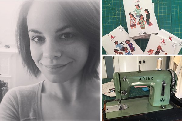 kollabora's tweet photo. From video game designer to pattern maker. Meet this weeks #makerbabe from @vestapatterns: https://t.co/BKj0sMiMVu https://t.co/EgsA6Jbfxy
