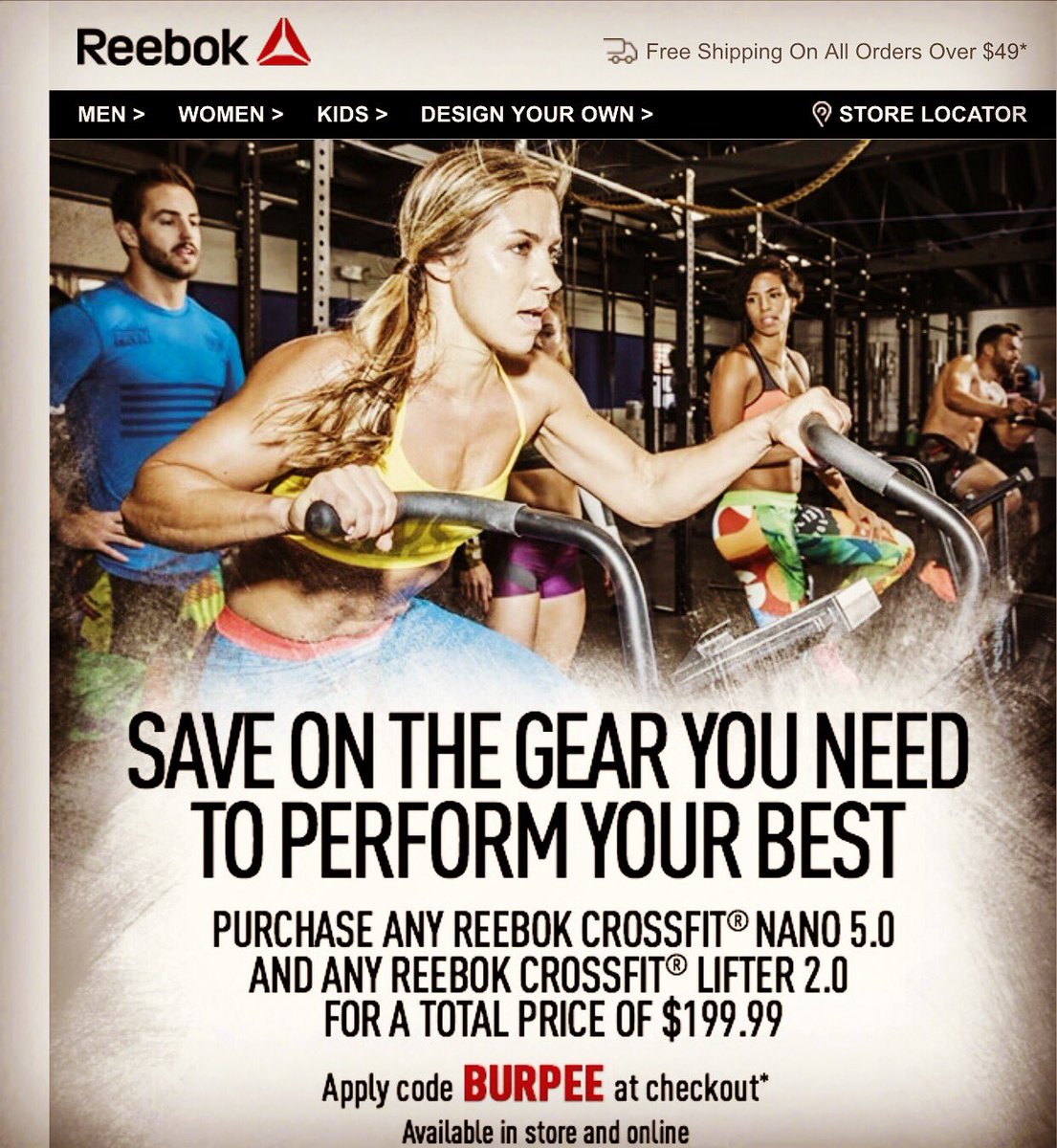 allihagendorf's tweet photo. New month. New YOU. March forward w/new @Reebok gear for the @CrossFitGames #Open or for your own goals! #FitToFeast https://t.co/QyQ1KD3K2q