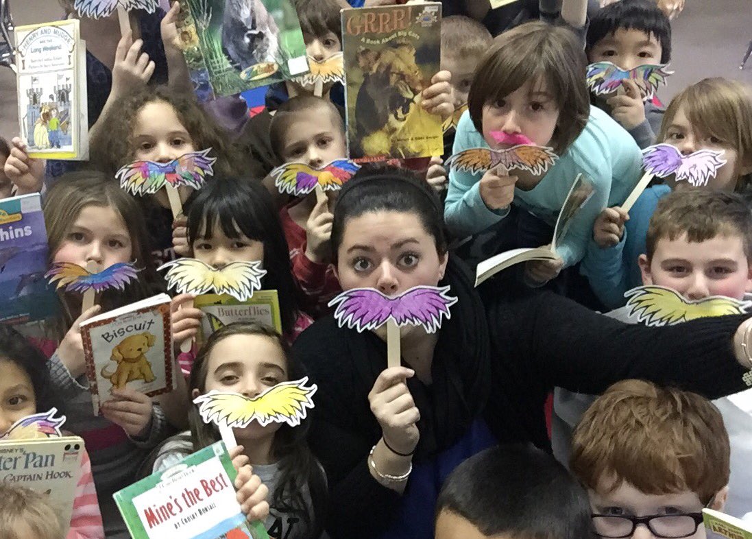 KFieldsBGCS's tweet image. We "mustache" you to read with us 📚🙃 #DrSeussWeek #TheLorax