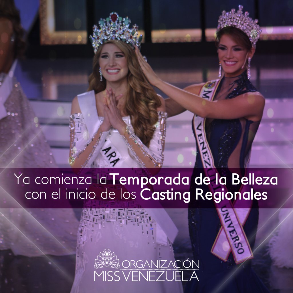 MissVzla's tweet photo. ¡Ya inicia la Temporada de la Belleza con los concurso regionales rumbo al @MissVzla! https://t.co/sXZKvohGbp https://t.co/1Z5Zks0bJi