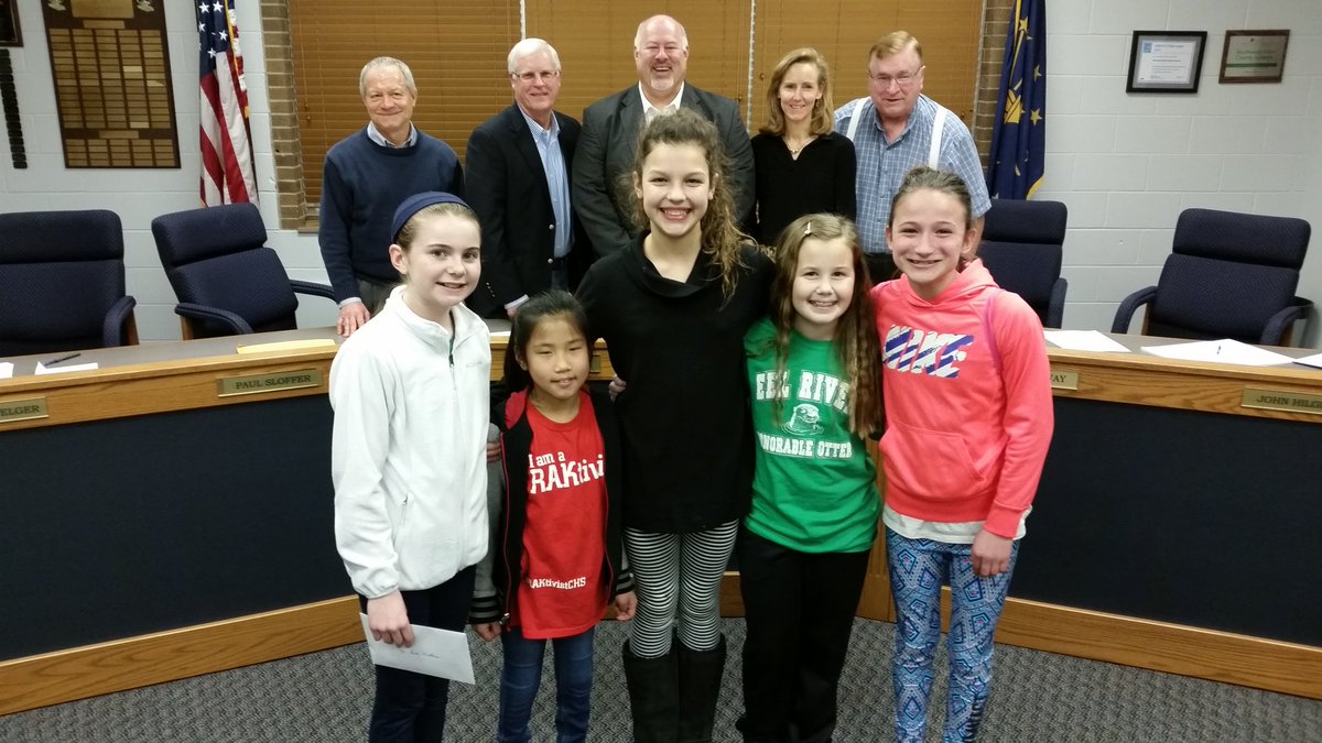 bobshootist's tweet photo. Eel River RAKtivists presented the NACS School Board with encouraging notes. https://t.co/xqbDZ0KcVV