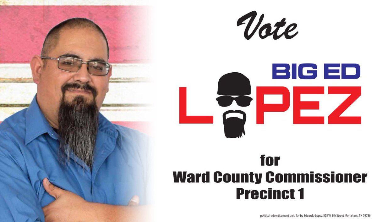DCB_MonStar's tweet photo. 4 hrs left at the polls! #VoteForBigEd #WardCountyPrecinct1 #WardCounty #TexasPrimary #YourVoteMatters #Vote https://t.co/kPsZqbxC7N