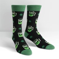 New socks for St. Patrick's Day #sockittome #socksformen #StPatricksDay #socks #greenbeer