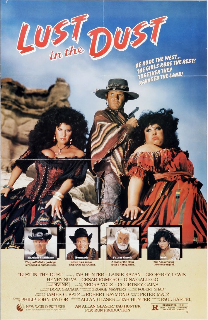 TabHunterDoc's tweet photo. Happy Anniversary, LUST IN THE DUST! It stampeded onto movie screens March 1, 1985. https://t.co/HBWprpE4II https://t.co/VNmkwP8fxW