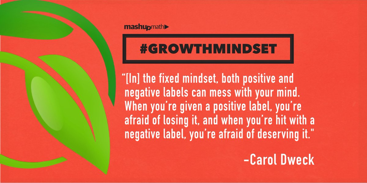 mashupmath's tweet photo. A fixed mindset is not a healthy one. #GrowthMindset @mindsetworks https://t.co/cZUIWNJ4O8