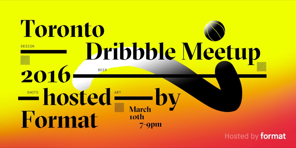 useformat's tweet photo. We're hosting Toronto's next @dribbble meetup. Designers, roll through! https://t.co/3xL930WNG2 #FormatDribbble https://t.co/KLoASRTea8