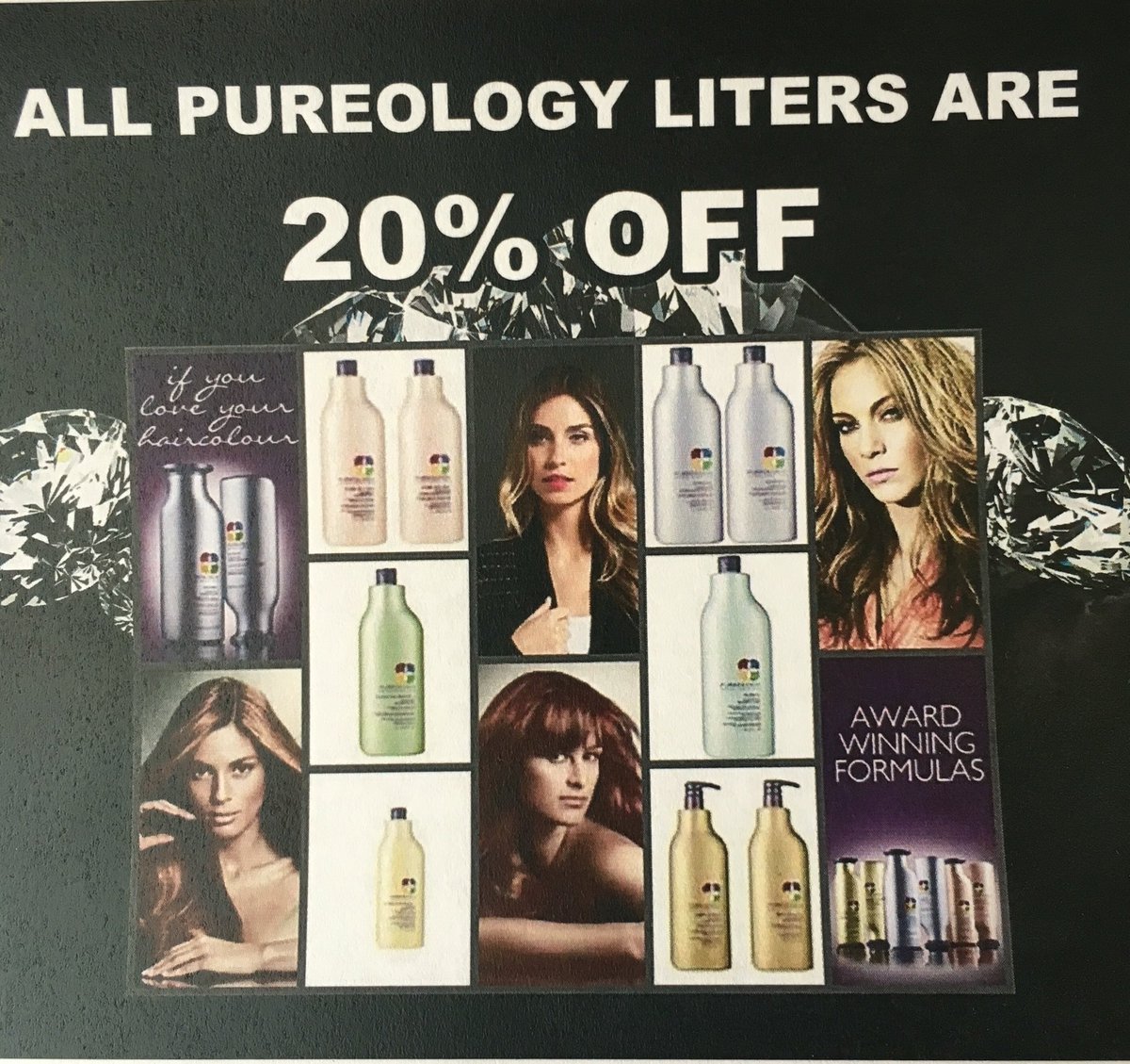 headtotoeILM's tweet photo. You DO NOT want to miss this DEAL!! 20% OFF all pureology liters!! https://t.co/nFKBfrHThH