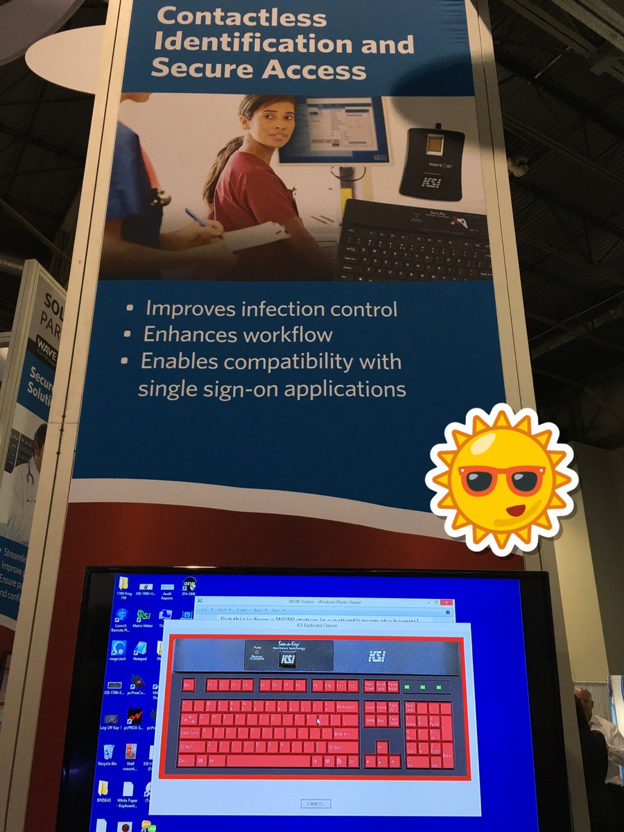 BigDave469's tweet photo. Here for #himms2016, booth 7031, also at @rfideas booth 3669. https://t.co/nUzDhhVqDB https://t.co/wOWDDcj8w5