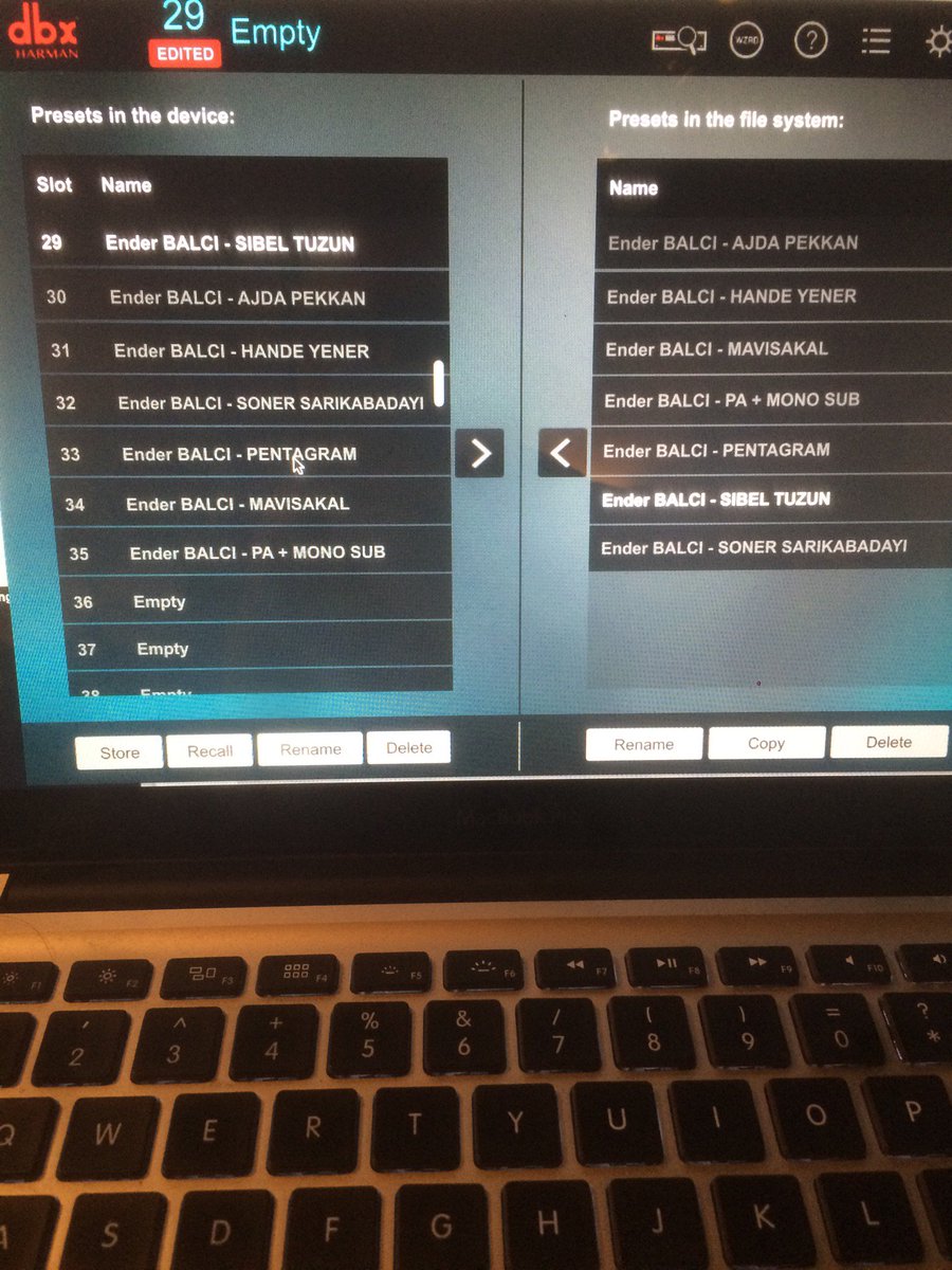 enderbalci's tweet image. Settings up to my clients on #dbx #driverack #venue360 system processor (@ Flat Müzik) swarmapp.com/c/0TX3rCXbFXB