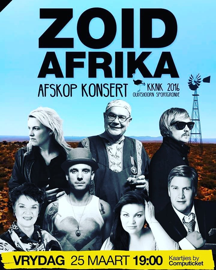 MatayoEvents's tweet image. Onthou die Zoid Afrika Afskop Konsert by vanjaar se KKNK @karenzoid @KahnMorbee  @FrancoisVanCoke @CorleaBotha