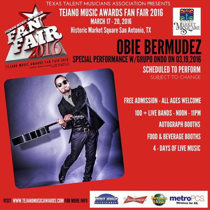 WhyNotEntertain's tweet photo. Welcome @obiebermudez to @TejanoAwards #Fanfair2016 @GrupoOndo #PuertoRico #SanAntonio #Texas #WhyNotEntertainment https://t.co/isimYHjn2E