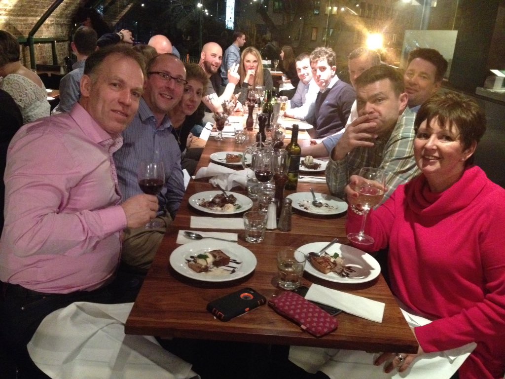 Grand meal at London Archduke @blackandbluegroup. #rural leaders