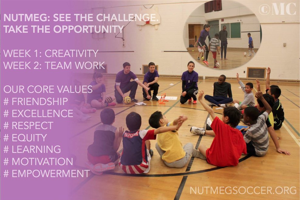 Great start to our #Nutmegsoccer program. Wonderful kids and parents! #soccer #Toronto