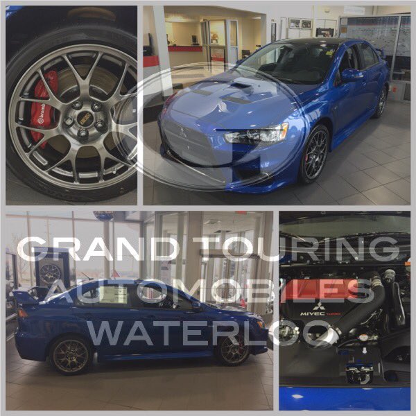 GTAWaterloo's tweet photo. #KWMitsubishi has a final edition #Lancer #Evolution in stock! Built better Backed better @MitsubishiCAN https://t.co/KwdJTI3Hmh