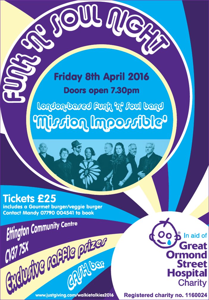 EttComCentre's tweet photo. Funk and Soul Night ~ 8th April https://t.co/0OarWYPqDC