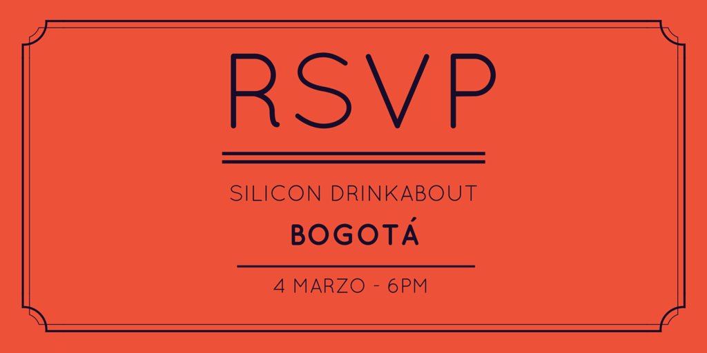 DrinkaboutBOG's tweet photo. #DrinkaboutBogotá 
📅: 4 Marzo
⌚: 6PM
📌: @Nicksbogota 
RSVP: https://t.co/gPlt0nlgRj

¡NO TE LO PIERDAS! https://t.co/lHKSoN5bc5