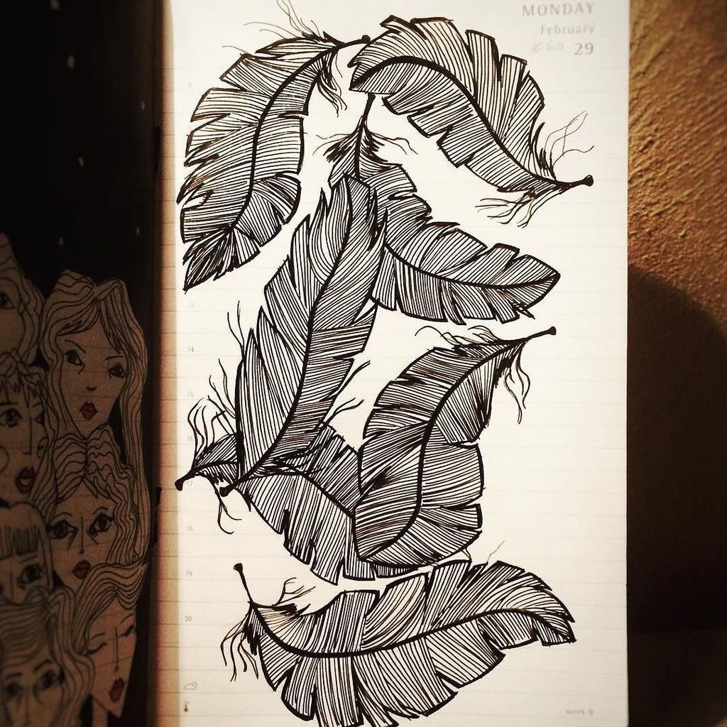 60/366 #moleskine #daily #diary #plume #plumes #dailydiary #mymoleskine #notebook #sketch … ift.tt/1TPFkXK