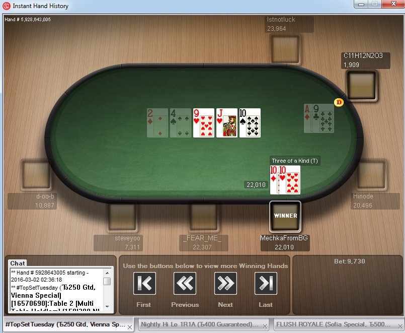 fornit28's tweet photo. @32Red_Poker, set of tens #TopSetTuesday https://t.co/RwAS9K2TsE
