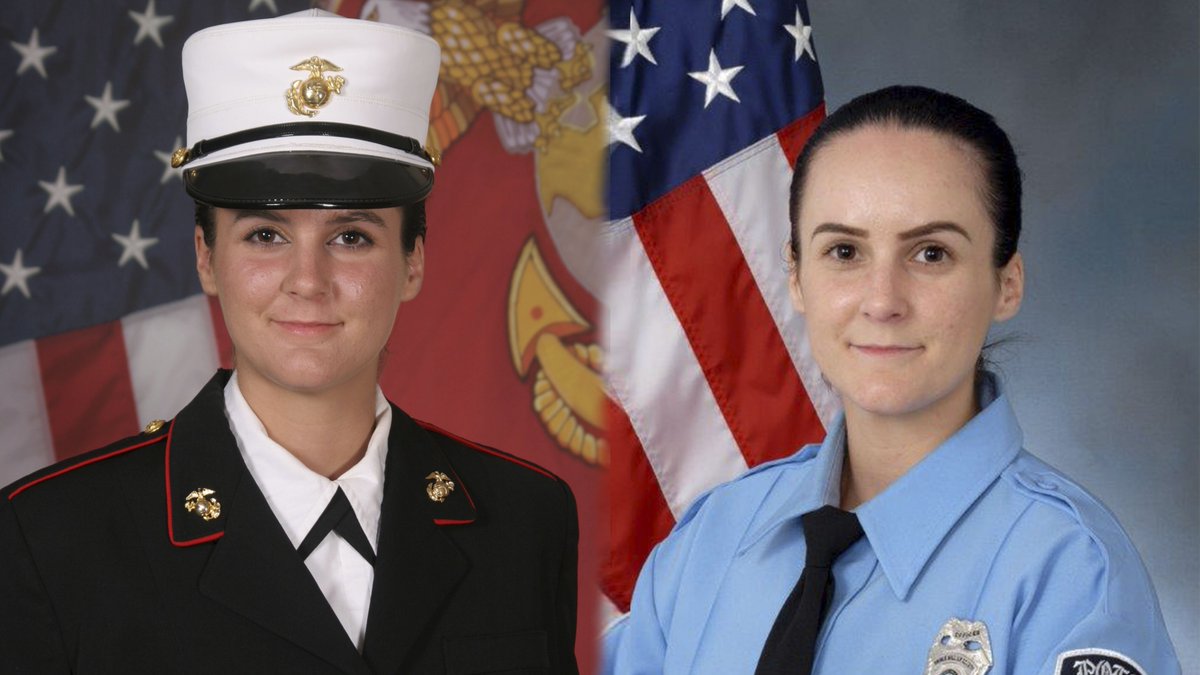 Officer Ashley Guindon, Marine vet, was honored today. She was killed Feb 27, in the line of duty.

Semper Fi, Cpl.