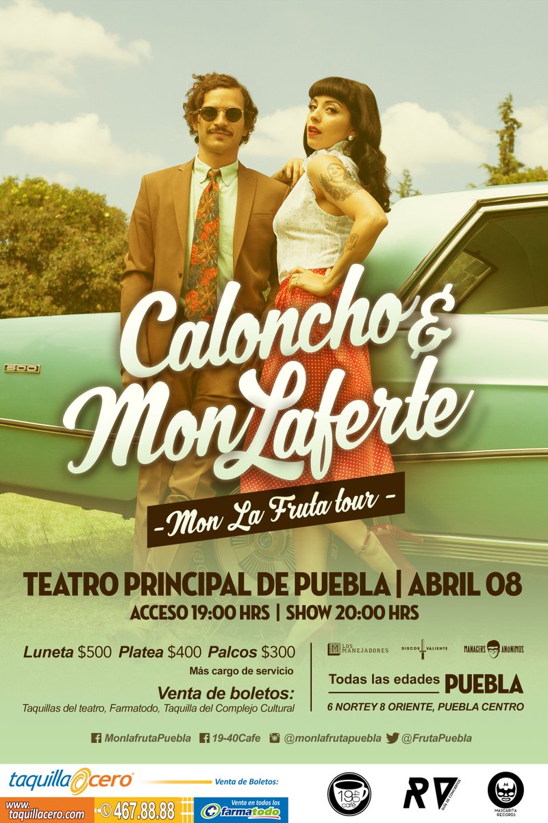 FrutaPuebla's tweet photo. Solo 38 días para disfrutar de #MonLaFrutaTour en #Puebla
¿Ya tienes tu boleto?
@estamosalaire @El_fusilmx @alexarox https://t.co/0wCUIh88R8