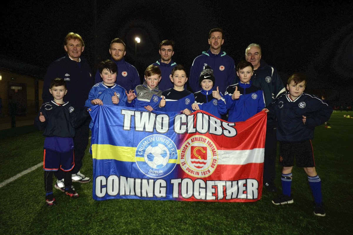 ICYMI we announced an exciting partnership with <a href="/crumlinunited/">Crumlin United</a> earlier. Read more here;  stpatsfc.com/news.php?id=70…