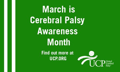 UCPnational's tweet photo. March is Cerebral Palsy Awareness Month! Stay posted for ways you can get involved with #UCP throughout the month! https://t.co/gH26KYl25p
