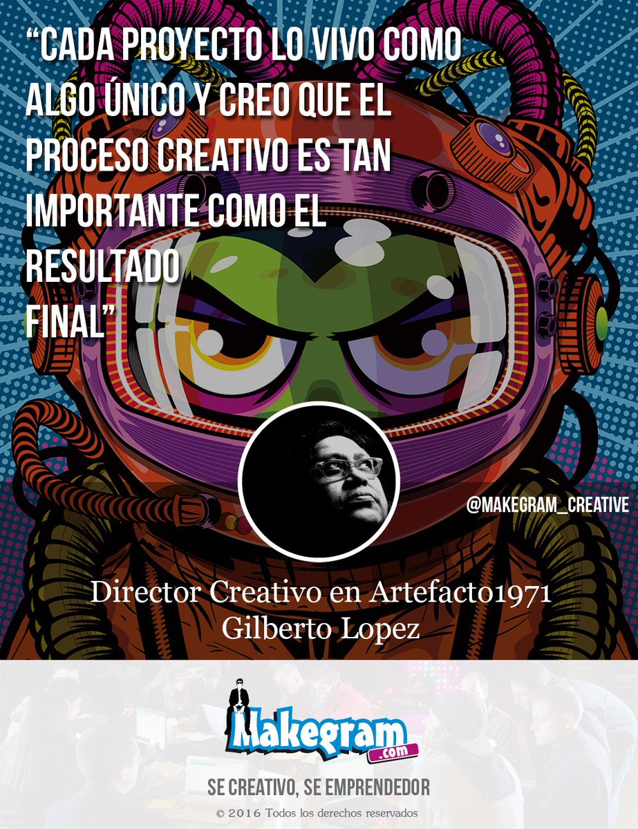 makegram's tweet image. la #creatividad de @gil1966 , Ejemplo de #seguir apostando por nuestra #pasión #creativos #design #creativity #crea