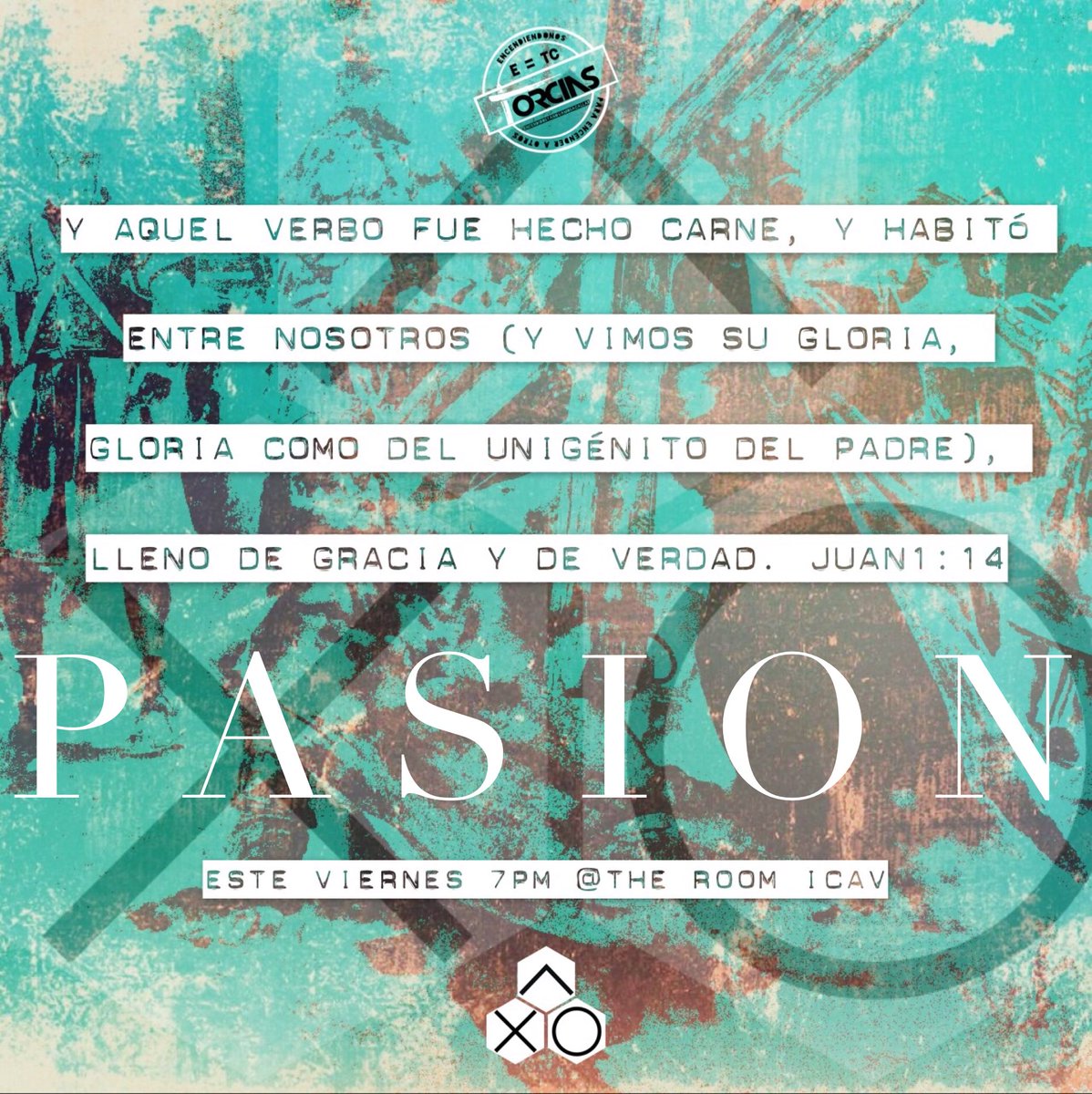 JovenesTORCIAS's tweet photo. A la ultima seria de eventos ocurridos antes de Jesus ser crucificado se le conoce como su PASION.
#GloriosoJesus https://t.co/g4fifAxLza