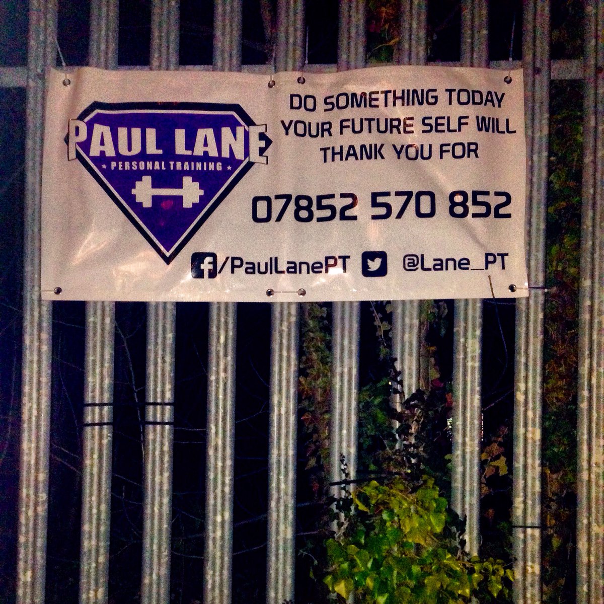 lane_pt's tweet photo. BANNER IS UP!
#advertisingpt #retfordpt #happypt #affordableprices #guaranteedresults #varietyoftrainingtools https://t.co/KlOFdOod8j