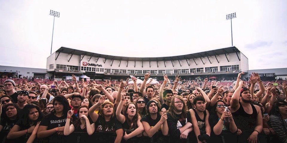 Myspace's tweet photo. .@UnderoathBand, @Saosin + more get us pumped for the 9th annual @sowhatmusicfest! https://t.co/a84OYItaXz https://t.co/QX8DPnkt1G
