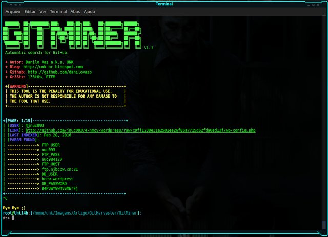 KitPloit's tweet image. Gitminer - Automatic Search For GitHub goo.gl/2oTOC4 #AdvancedSearch #GitHub #Gitminer