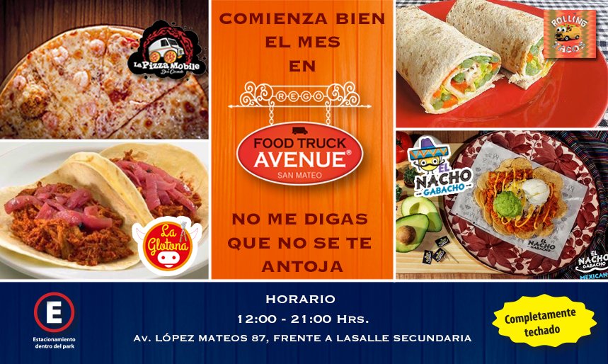 #BienvenidoMarzo porque en <a href="/FoodTruckAvenue/">Food Truck Avenue</a> estamos para consentirte hoy tenemos 4 opciones deliciosas, lánzate