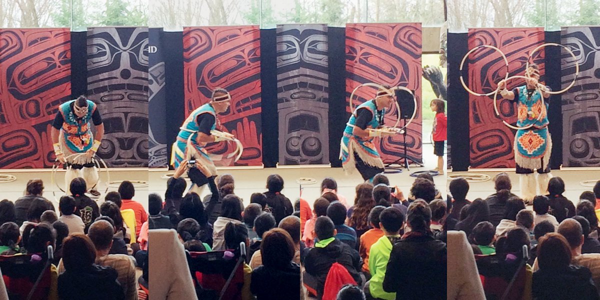 MPMGarts's tweet photo. Caught @dancer_JJ's amazing hoop dancing performance at @moa_ubc this afternoon! #CoastalFirstNationsDanceFestival https://t.co/YKIDoNPVoE