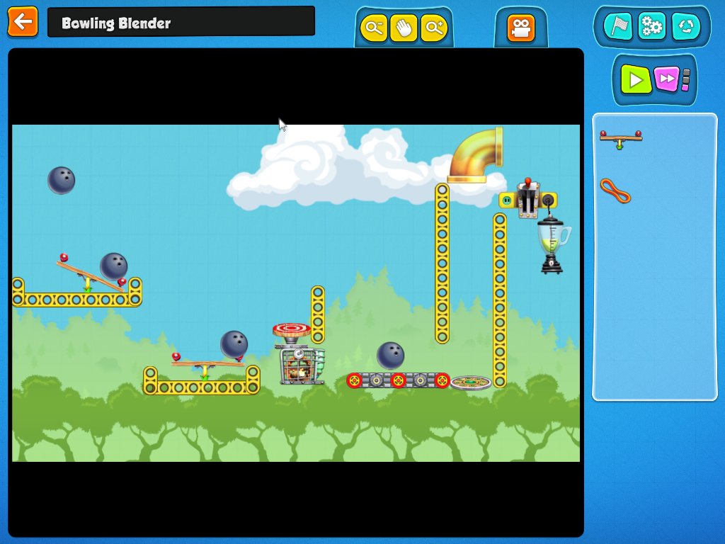 edug8tor_mehms's tweet photo. We're exploring #ContraptionMaker in FleX. It's giving us practice before we build our own contraptions #fccps https://t.co/04jVnj6umX