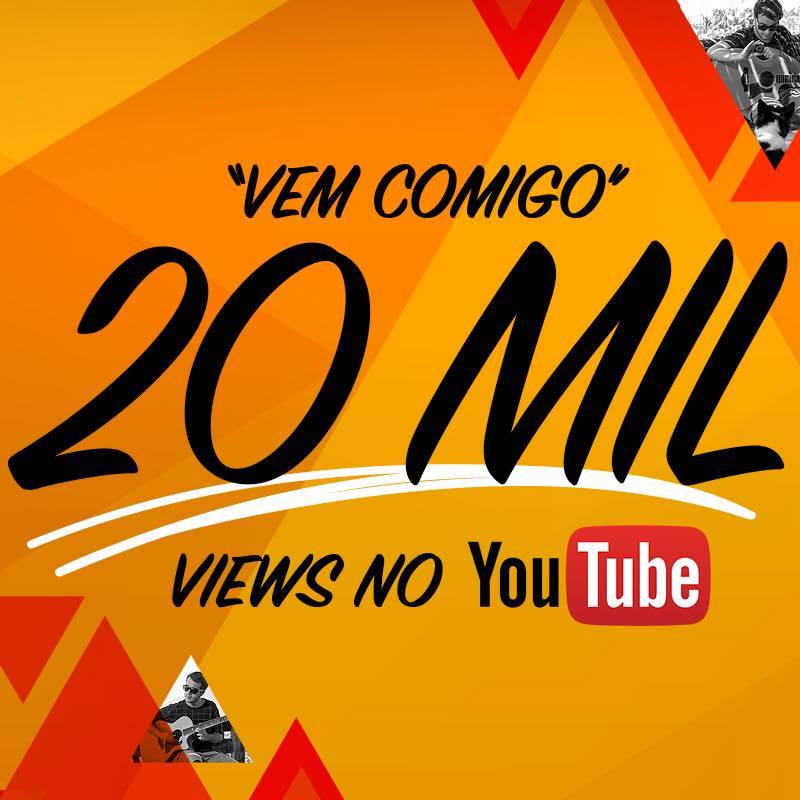 raphael_mancini's tweet photo. Amigos, começamos  março com pé direito: o clipe "Vem Comigo" chegou a 20 mil views no YouTube. Estou muito feliz! https://t.co/4gNdwW9OLI