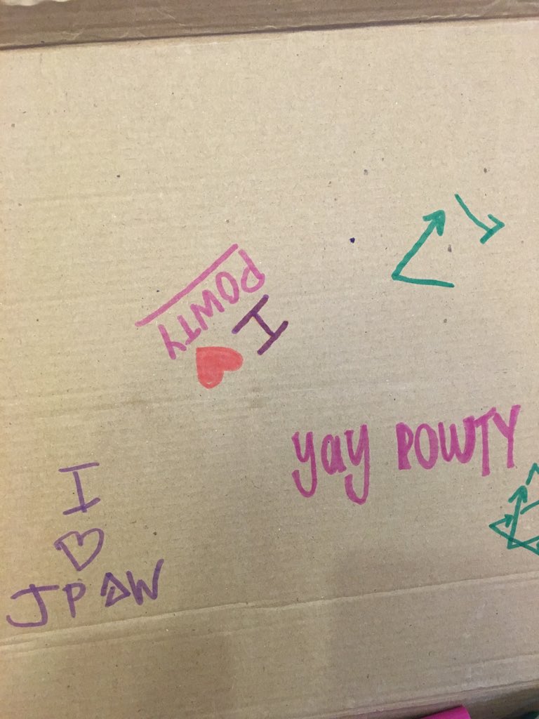 LEPGanci's tweet photo. Hooray for stow away @BoomBoomPOWTY love in doodle form. #powtyproud @commsyn https://t.co/TYLFFJGDSK