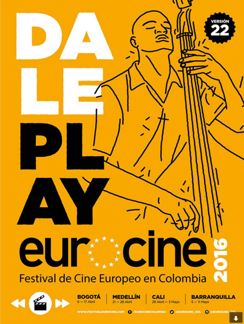 UEenColombia's tweet photo. Ya llega @EUROCINE_Col 2016. En Bogotá entre abril 6 y 17, 21 a 28 en Medellín, luego Cali, Barranquilla y Pereira. https://t.co/oSYDxNBbsx