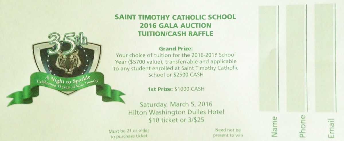 STSTigers's tweet photo. Join me in supporting St. Timothy Catholic School! https://t.co/HroWI1tMPG โฆ. Powered by @bidpal. #sts35 https://t.co/xJni4zNSjK