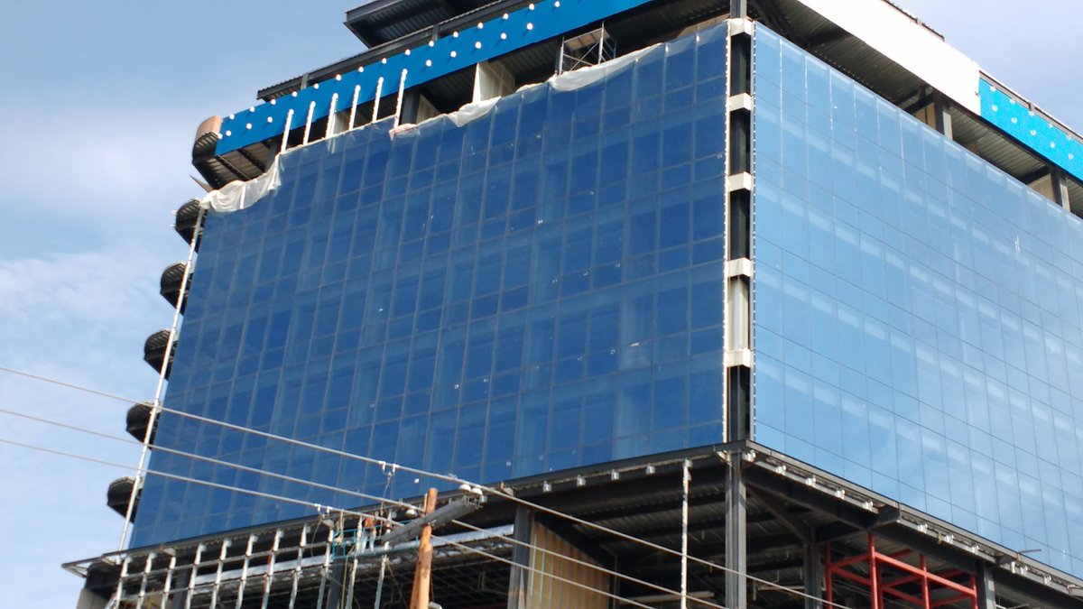 Simac_MX's tweet image. Seguimos avanzando con la instalacion de la fachada #Hilton  #Conrad #SanLuisPotosi