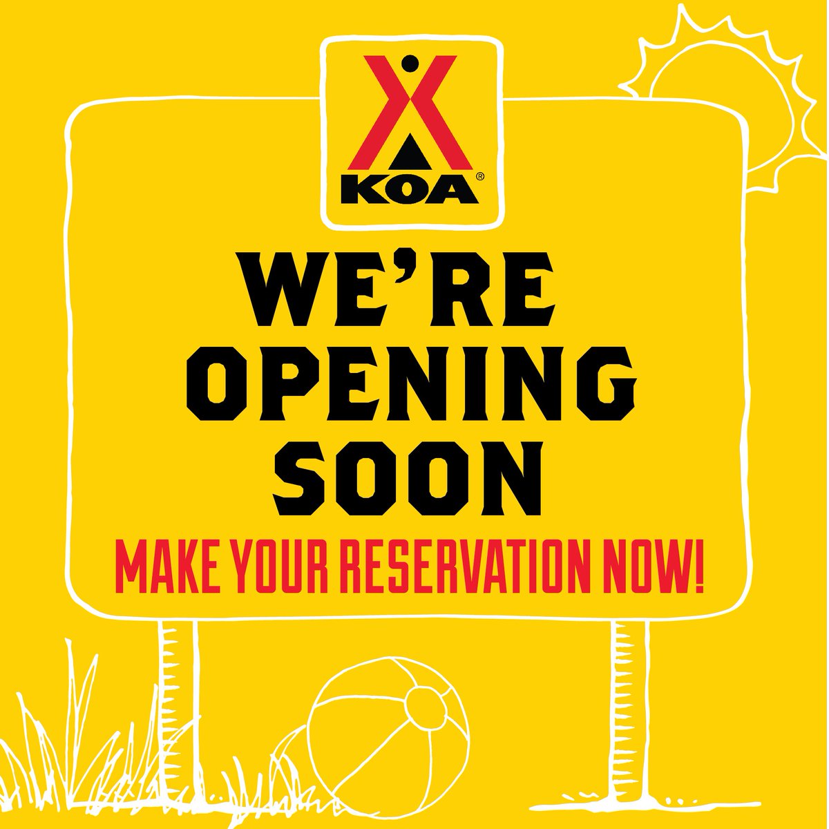 buenavistakoa's tweet photo. We open on April 1st! Make your reservations today! https://t.co/sT0FaiIXGA #bvkoa #bvco #koa #camping #summerfun https://t.co/wpVCnUr9Xs
