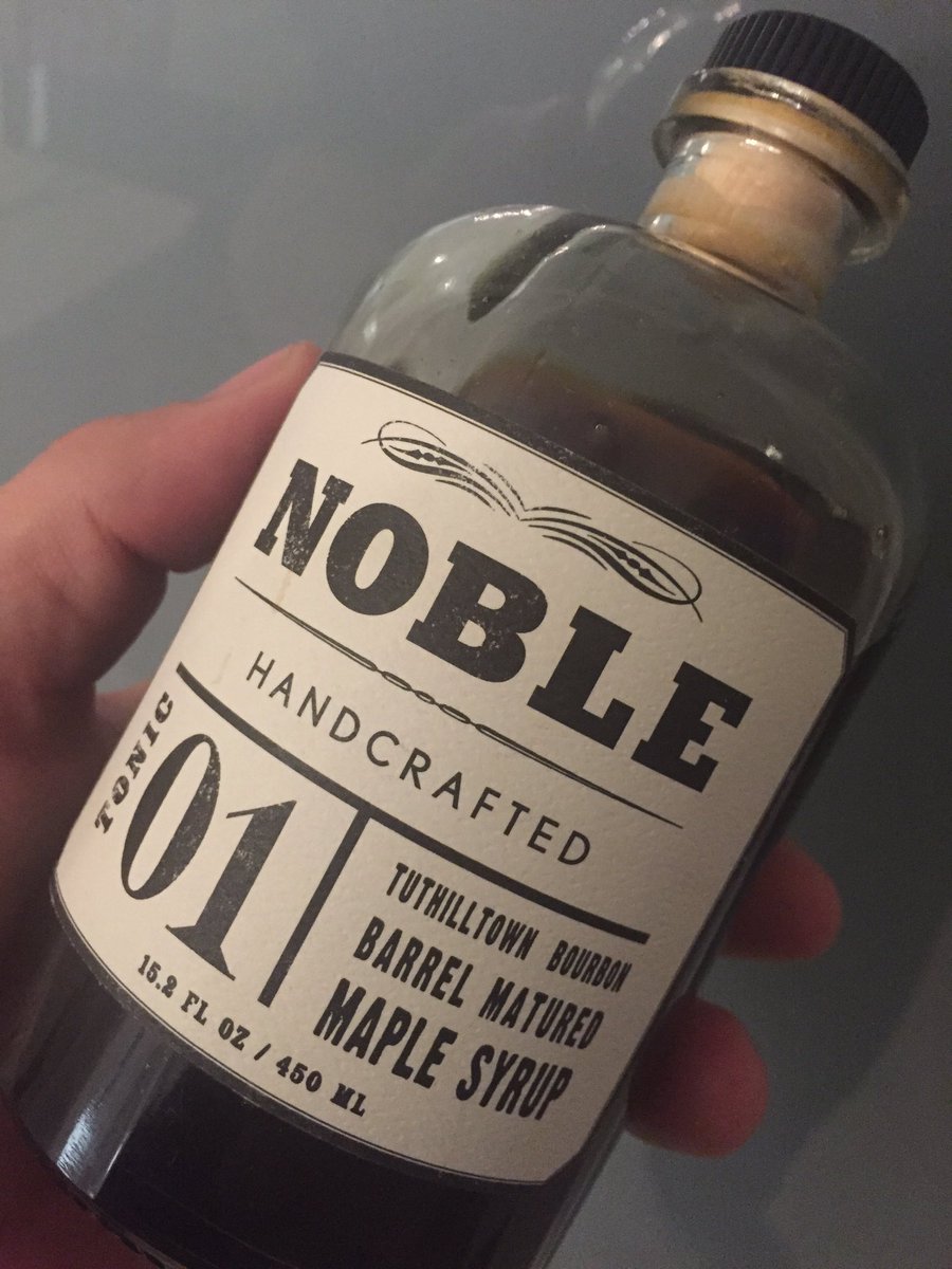 hambrgr's tweet photo. When snacking on waffles in #Hamont - do what we do and do it right - @MikuniWild  - Noble Bourbon Maple Syrup https://t.co/JBAgKsWGpH
