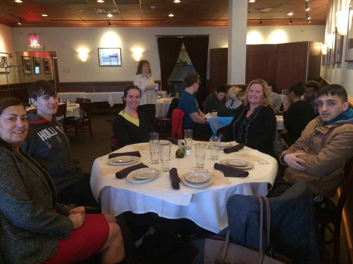 BethBtheisen's tweet photo. Sandburg work program students enjoyed a 4 course lunch at Francesca's while receiving etiquette training. https://t.co/bTy3AAsp9O