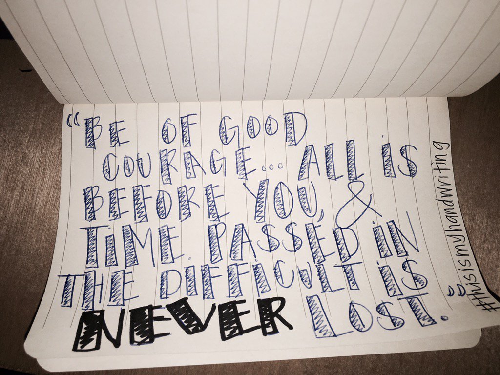 Mrktengs's tweet photo. "Be of good courage...." | #MRKTengs #HuggableAssets #ThisIsMyHandWriting https://t.co/MbQXbBkATQ