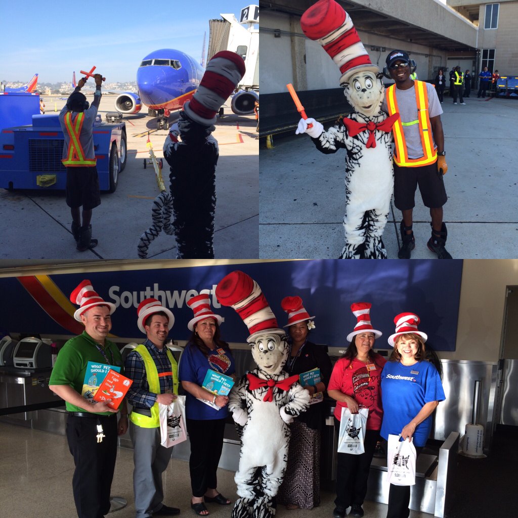 Thank you <a href="/SouthWestAir/">Southwest Airlines</a> for helping us promote the importance of reading and literacy during #ReadAcrossAmerica!