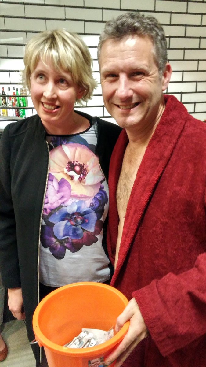 ActOneParties's tweet photo. New haircut and then photo with @adamhillscomedy. I've had worse days. Went home via Jeffries Passage to celebrate. https://t.co/xaBRoW0wMk