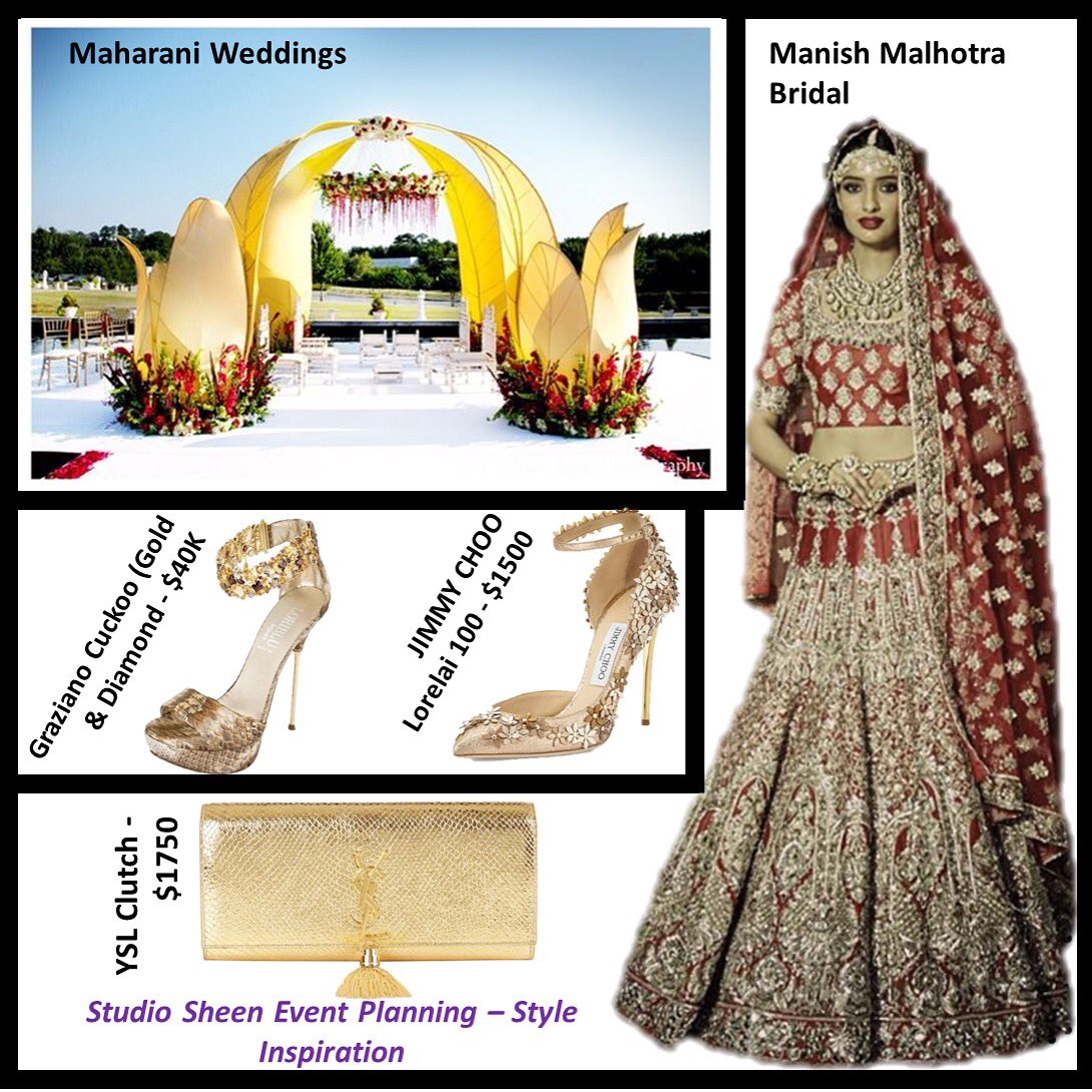 StudioSheen's tweet photo. Oh! the beauty of Gold and Red weddings. https://t.co/9MAwlSatQ0 https://t.co/b6XMA8Aw7s