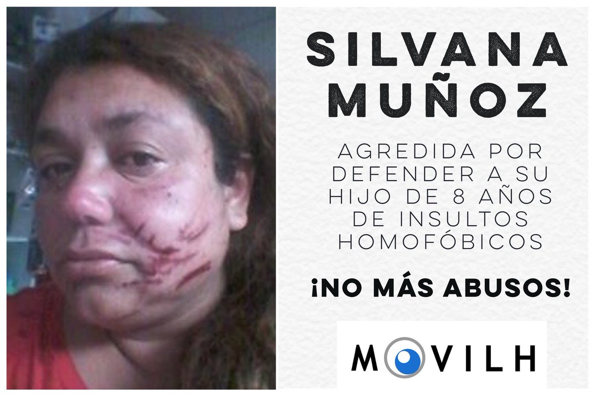 Movilh's tweet photo. Cruel:  madre es golpeada por defender a su hijo de 8 años de graves  insultos homofóbicos https://t.co/7YCQyY2tYH https://t.co/UtQ8XZECVs