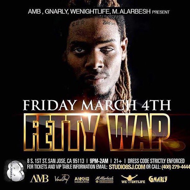 Guide_the_Bay's tweet image. Fetty Wap at Studio 8 this Friday March 4th

For More info follow the link in bio
