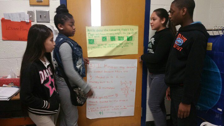williamsa976's tweet image. #Parklanesoars #5thGrade #MathGalleryWalk